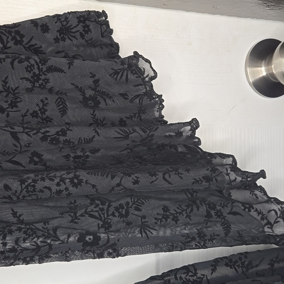 Gothic Dress Black with Witchy Bell Sleeves NWOT - Picture 4 of 7